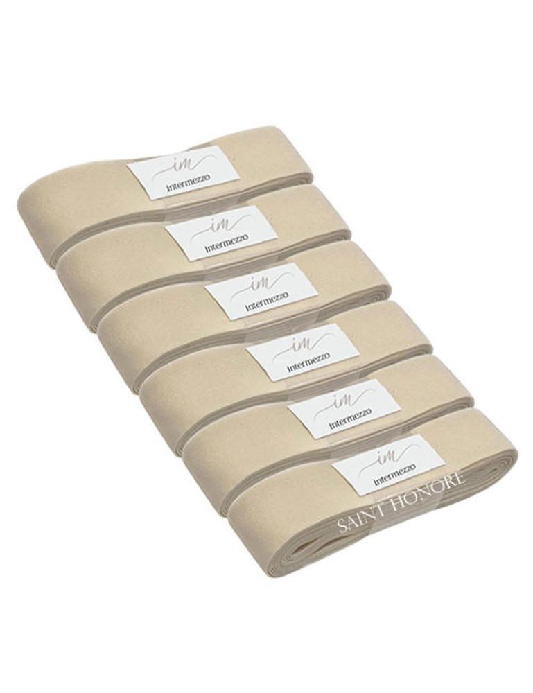 ​[INTERMEZZO] 9079 인터메쪼 토슈즈/발레슈즈 스트레치 리본 1팩 6개 (Stretch Ribbon for ballet Pointe Shoes)