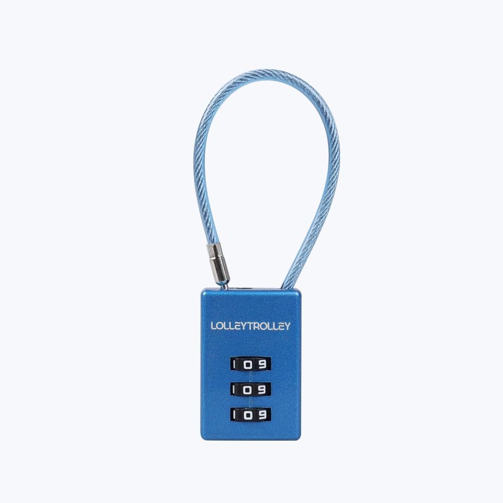 와이어 자물쇠 BLUE