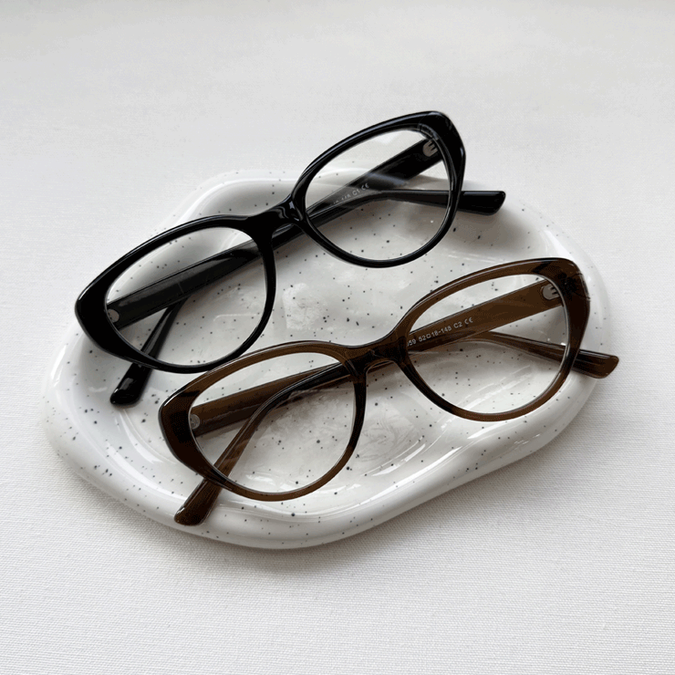 어나더뷰 [2컬러] 베디 블루라이트 차단 안경 데일리 패션 포인트 뿔테 라운드 안경테 시력보호 2887