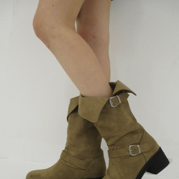 round folding boots