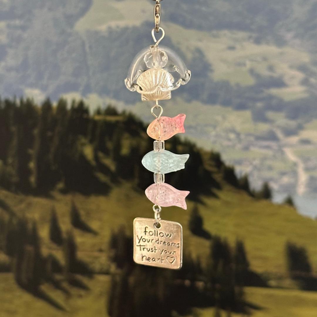 3 Lucky fish Key ring