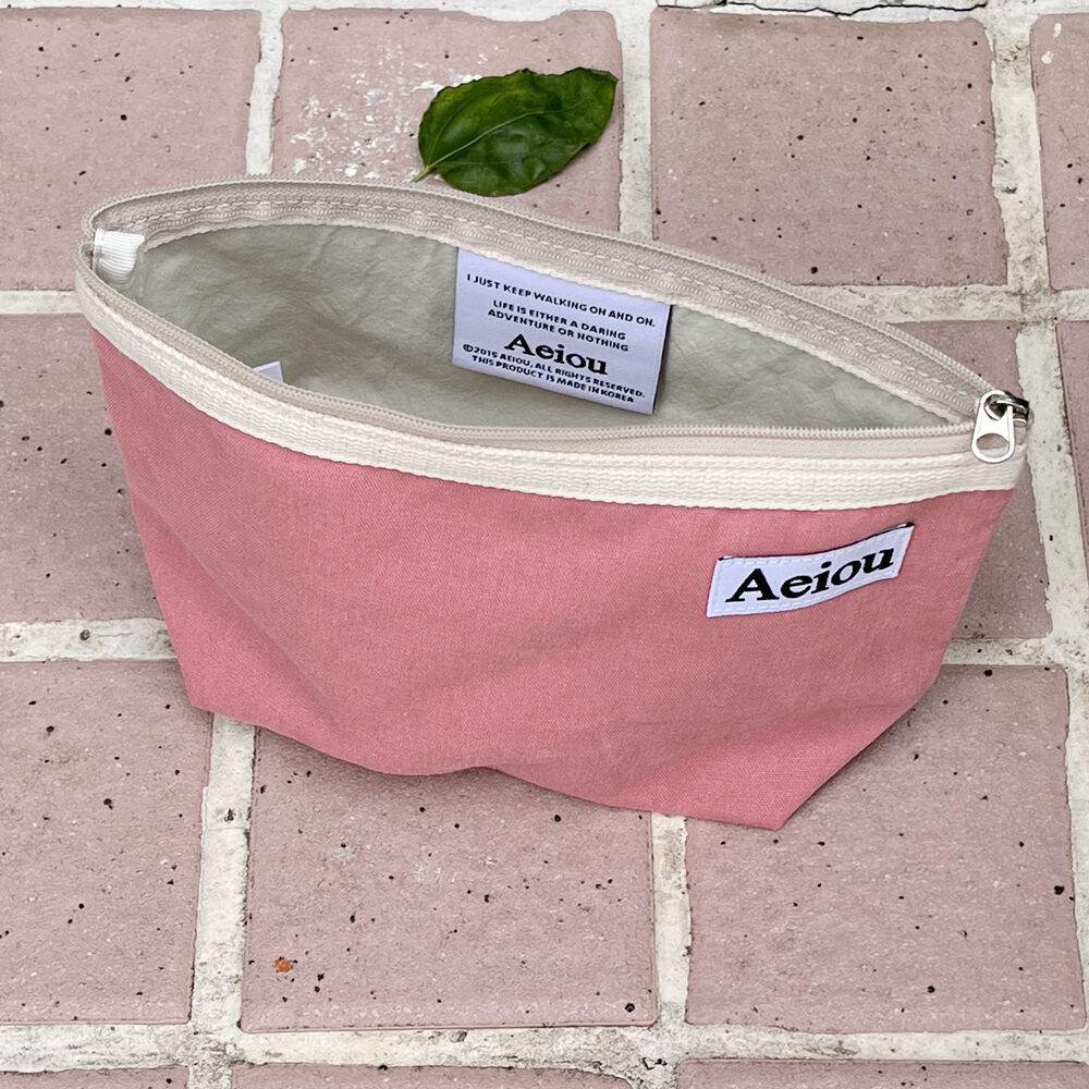 Aeiou Basic Pouch (L size) Stockholm Pink