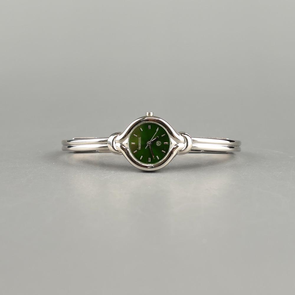 YAKIDA SEOUL Knot metal watch (green)