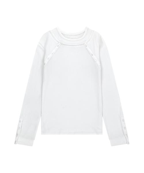 Layered Long Sleeve (White)