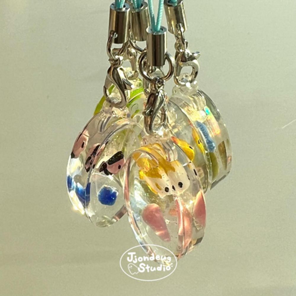 [쫀득스튜디오]열대어 키링 (랜덤 발송)