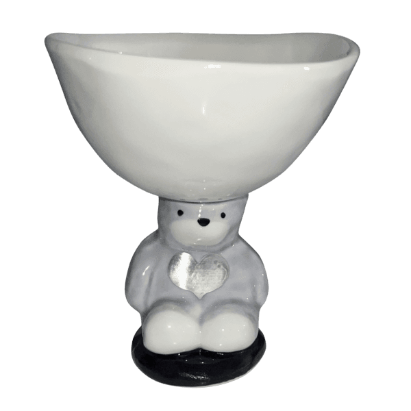 LIGHT PURPLE BEAR BOWL
