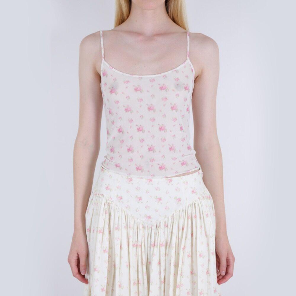 (W) 터버 탱크 핑크 멀티 TUBBER TANK PINK MULTI