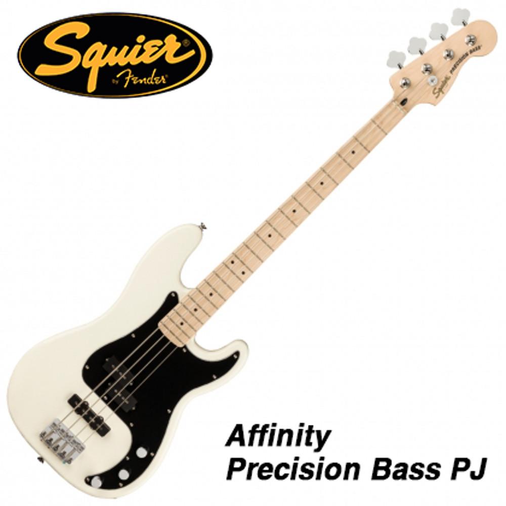 스콰이어 어피니티 프레시젼 베이스 PJ MN 올림픽화이트 / 풀패키지