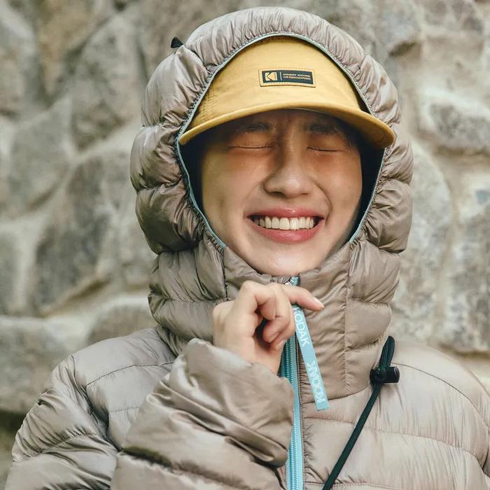 컬러라마 경량 구스 다운 자켓 GREY