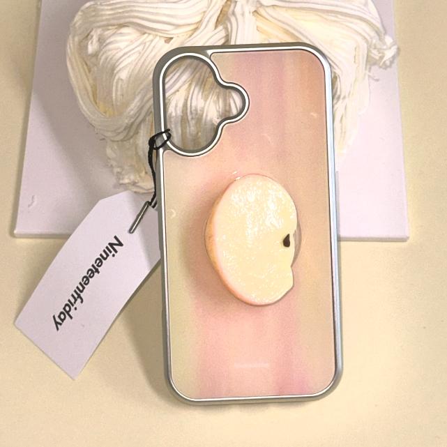 나인틴프라이데이 맥세이프 선택가능🍏 스위트 프루티 입체 사과 애플 그립톡 에폭시 맥세이프 케이스 아이폰케이스 갤럭시케이스 핸드폰케이스 아이폰 17 16 15 프로 갤럭시 S26 Z플립 17e