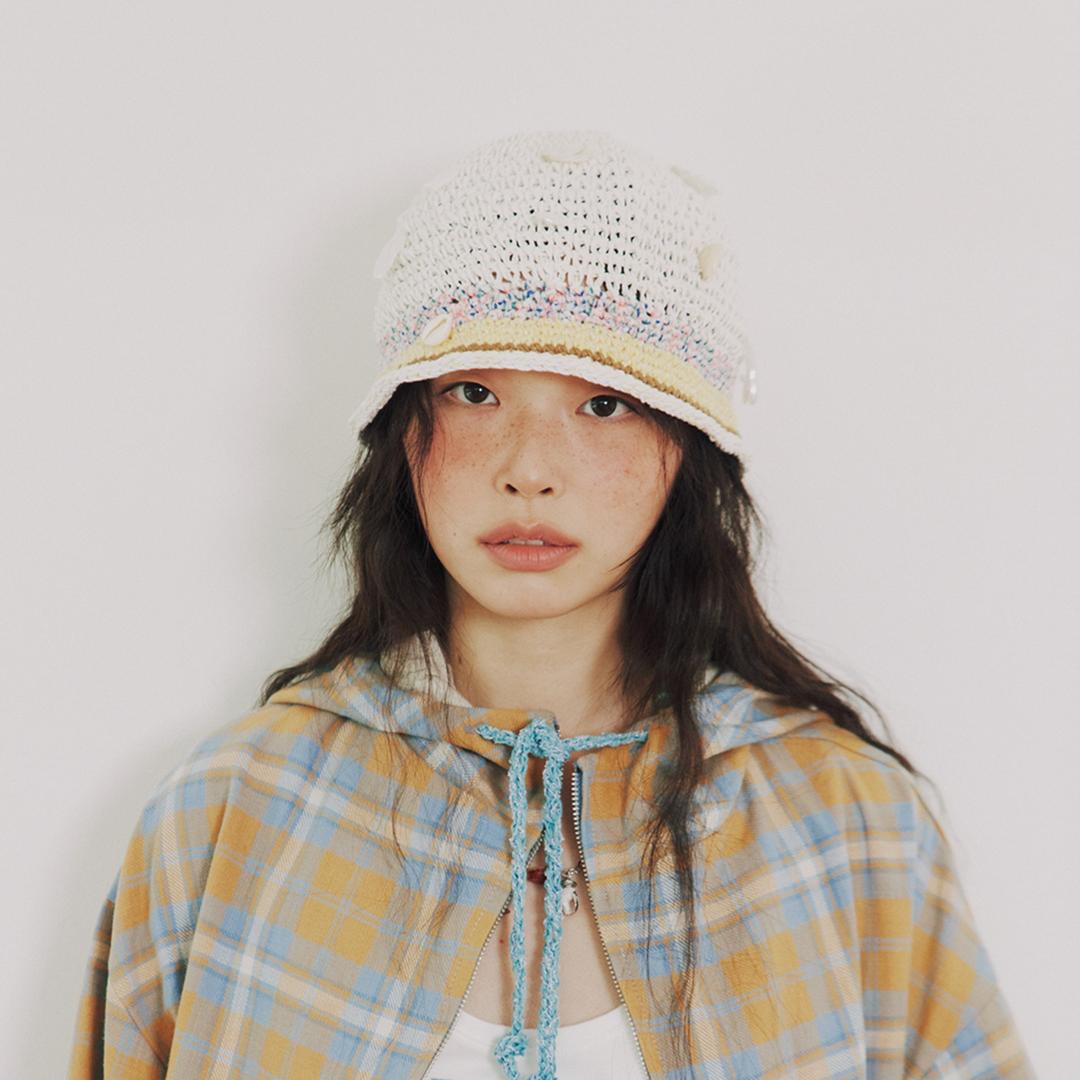 SEA BEANIE WHITE