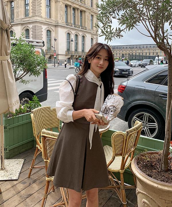 리얼코코 [단독] [레이어드/1만장돌파/made] 로멜로 뷔스티에 미니원피스