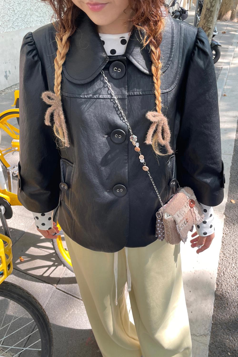 Amel leather jacket / 10.03 7PM OPEN