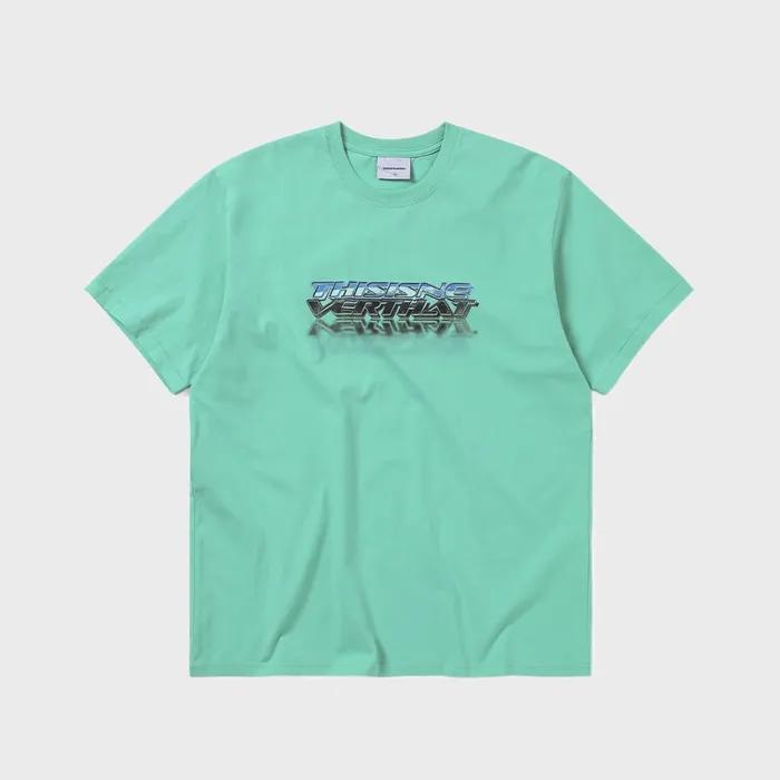Metallic Logo Tee Mint