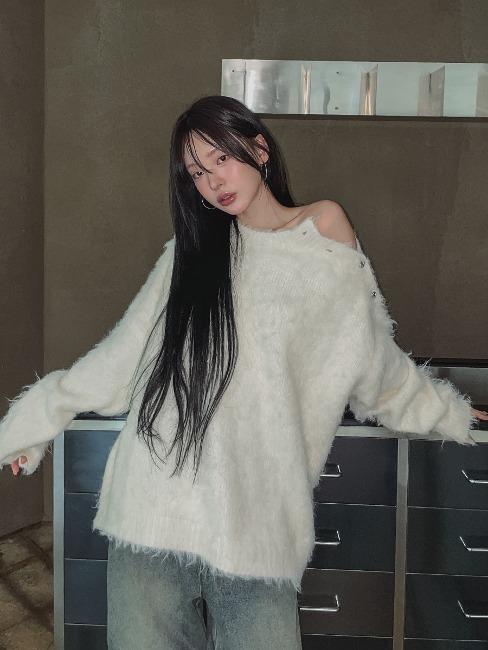 [문의폭주/MD pick!]셀린 울 버튼 니트