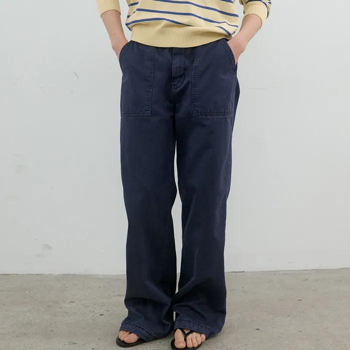 퍼티그 다잉 데님 팬츠 (네이비)