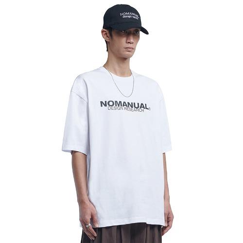 (4/12 deliver) D.R LOGO T-SHIRT - WHITE