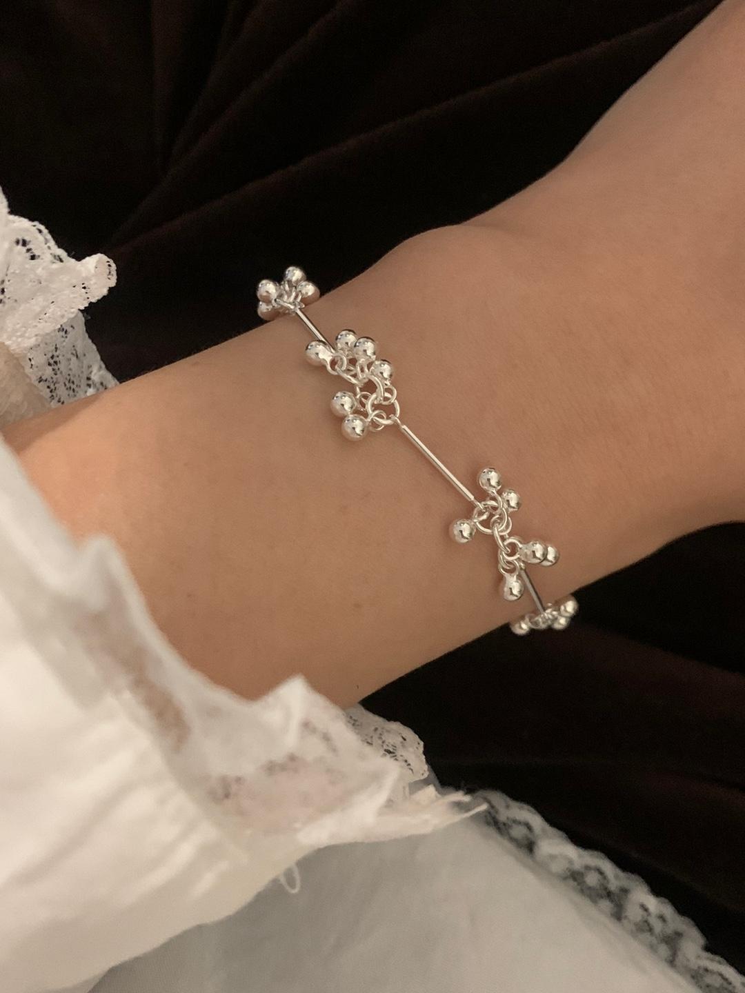 (silver925) Orb glow bracelet *silver