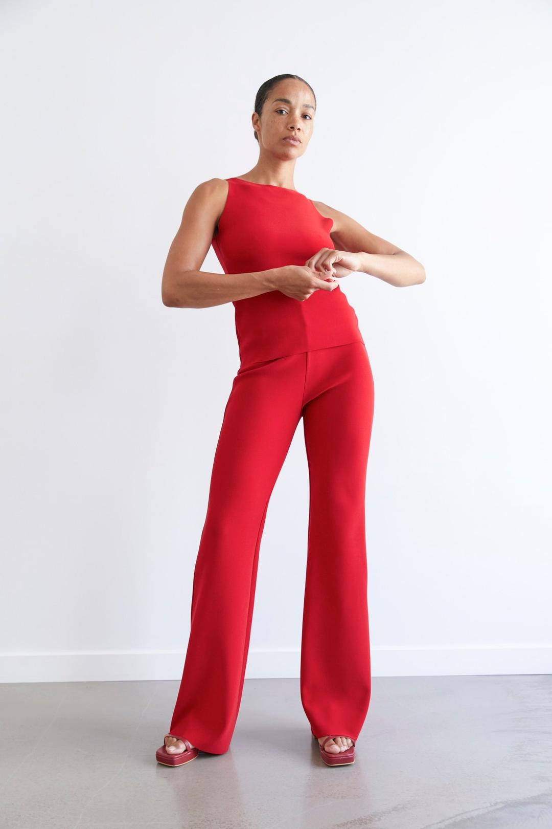 BOATNECK TOP - RED / 1