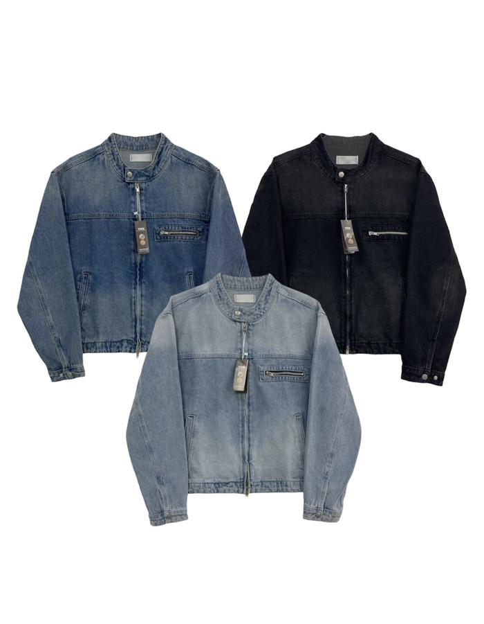 Biker denim jacket