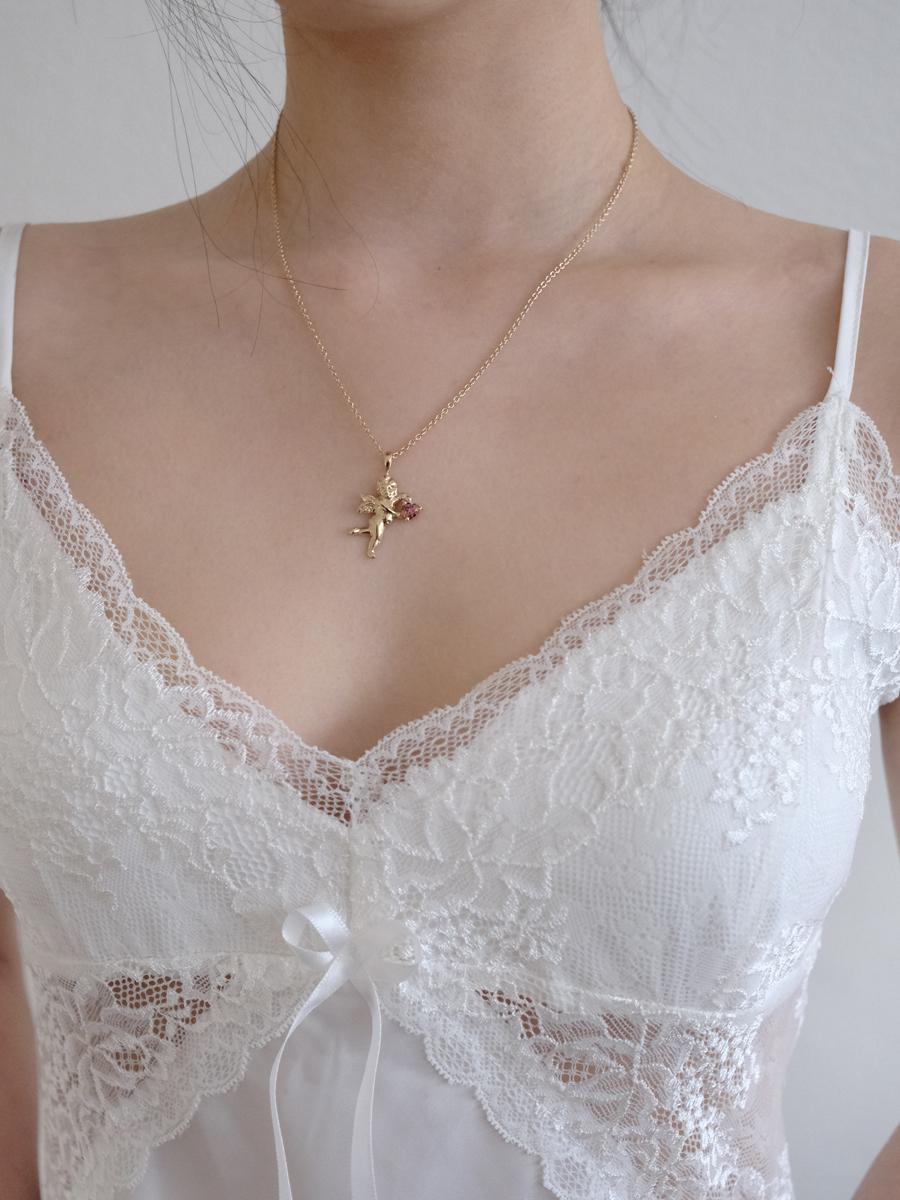 Cupid baby angel necklace