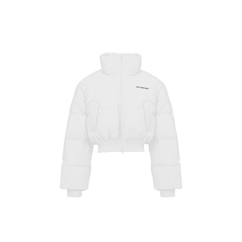 White Short Down Jacket - 34
