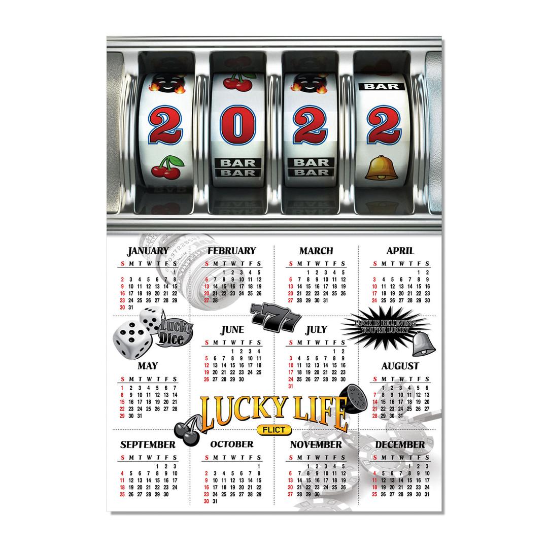 LUCKY LIFE 2022 CALENDAR GLOSSY POSTER (A2 Size)