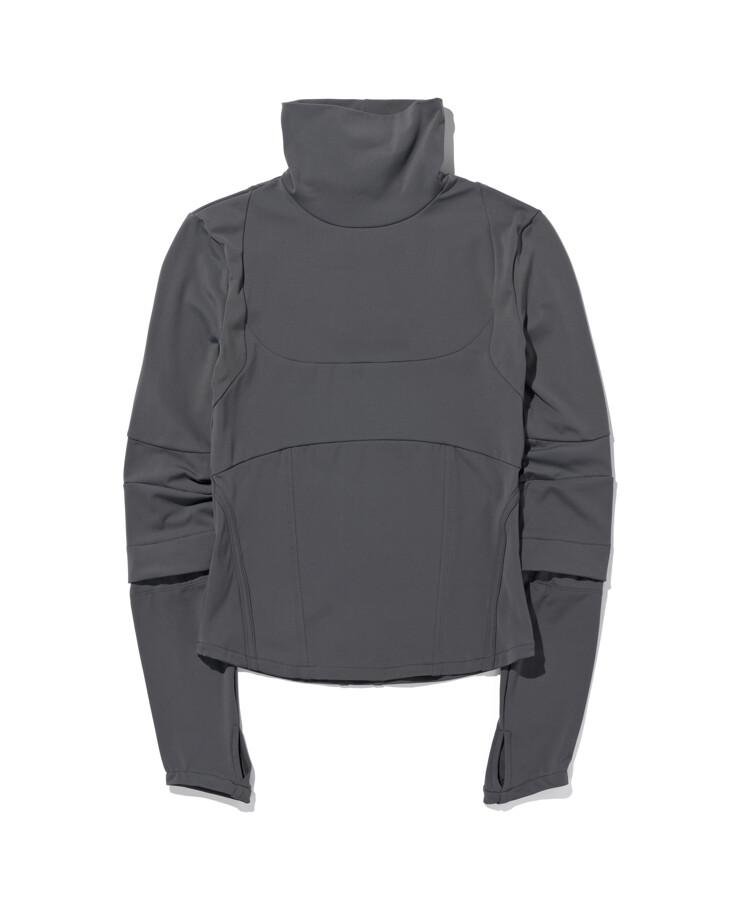 CONTOUR SEAM TOP - GREY