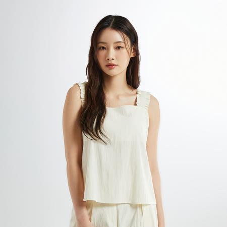 이런 상품 어때요? [스파오]화섬 어깨셔링 민소매 블라우스_SPBNE37W02