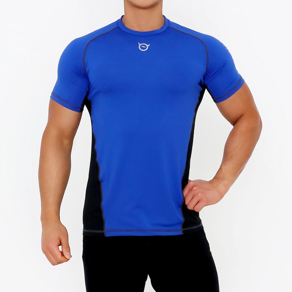 BM-212/컴프레션_코발트블루/프로티/헬스복/휘트니스직원복/슬림핏/머슬핏/머슬웨어/보디빌더/스켈리도/스포피아