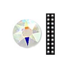 와사비네코 미미츠보 쥬얼리 귀지압패치 M 3.0mm 20p, 크리스탈오로라, 1개
