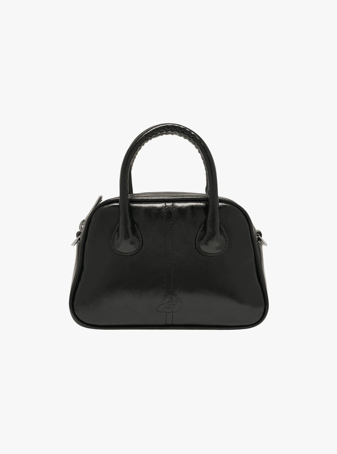 DOUBLE STRAP TOASTER MINI BAG IN BLACK