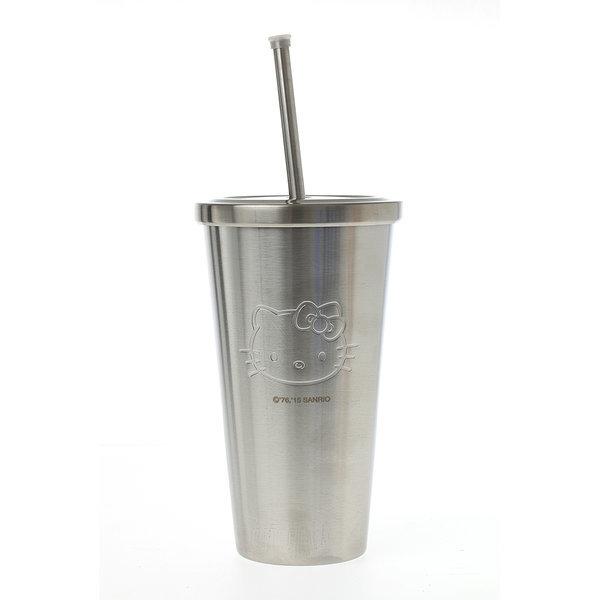 헬로키티 스텐빨대 이중텀블러 550ml