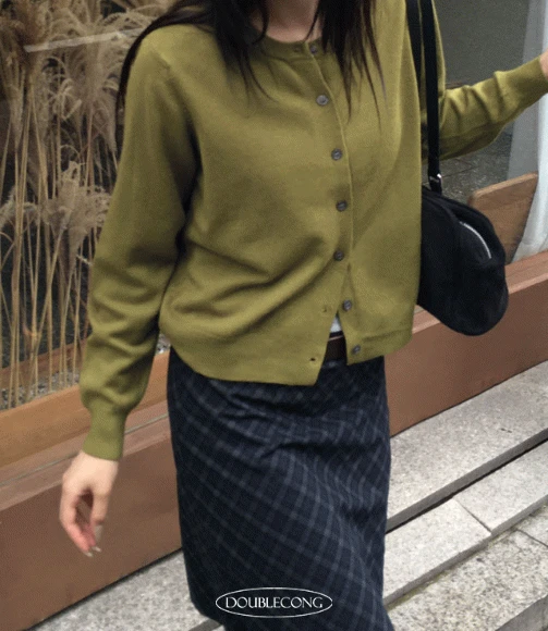 [색감맛집/가을가디건]브린 라운드 가디건(5colors)