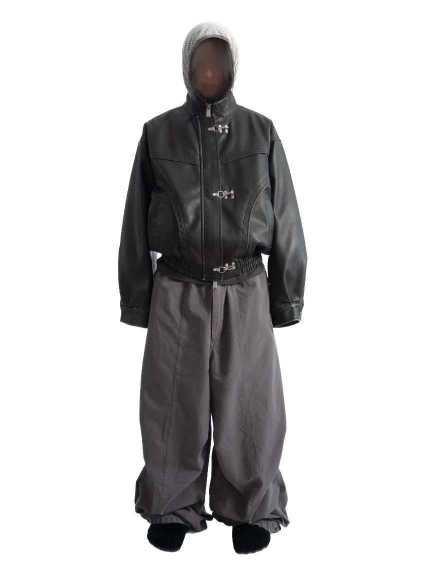 testify washed leather jacket (2c)