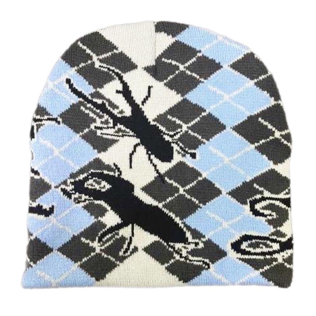 Stag Beetle Argyle Beanie