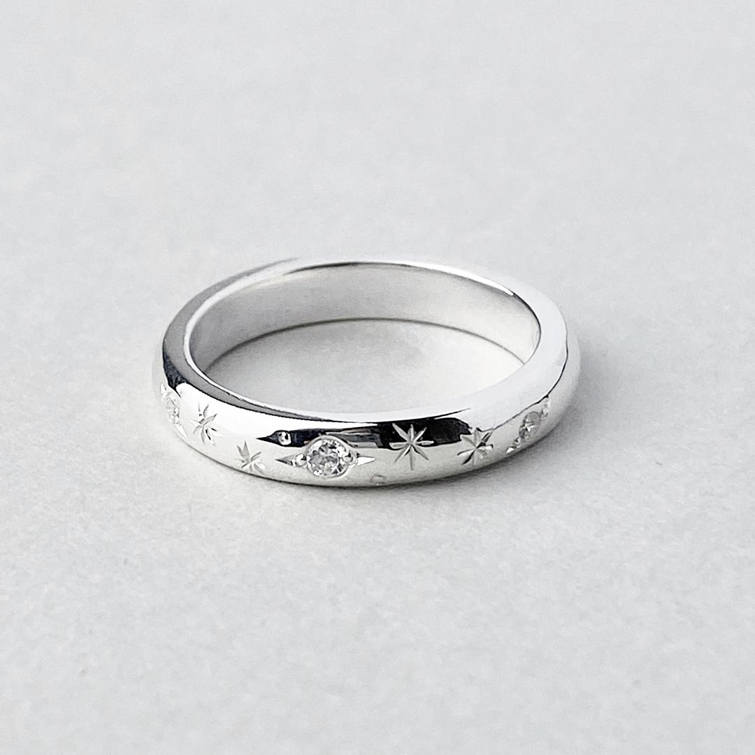 Planet Silver Ring