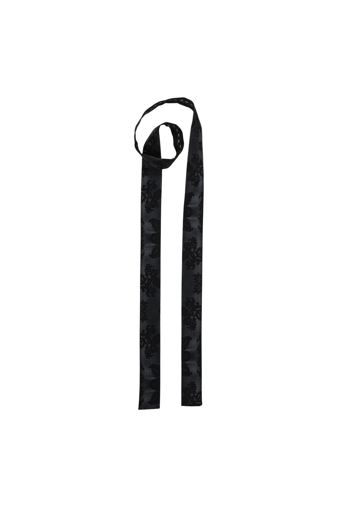 [3월 중후반 출고]ROMANTIC PRINTED SCARF #BLACK LACE - 달링유어배드
