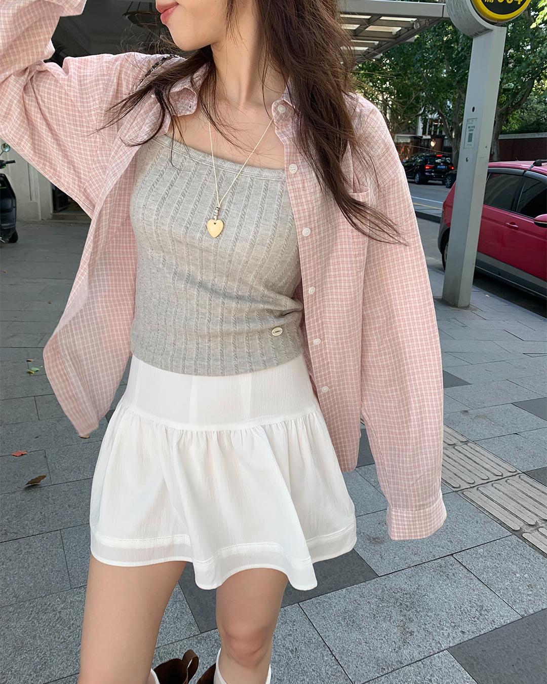 인어로브 (회당일) 에제다이어리 꽈배기 나시 (5color) 슬리브리스