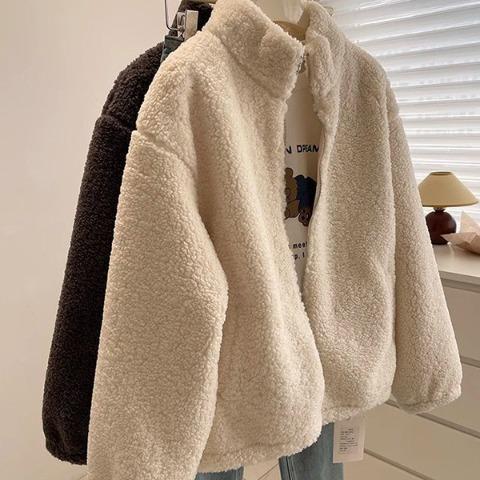 보아털 후리스자켓 하르벤양털자켓