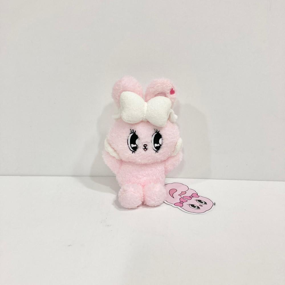 세수하는 에스더버니 핑크 인형 키링 가방고리 12cm