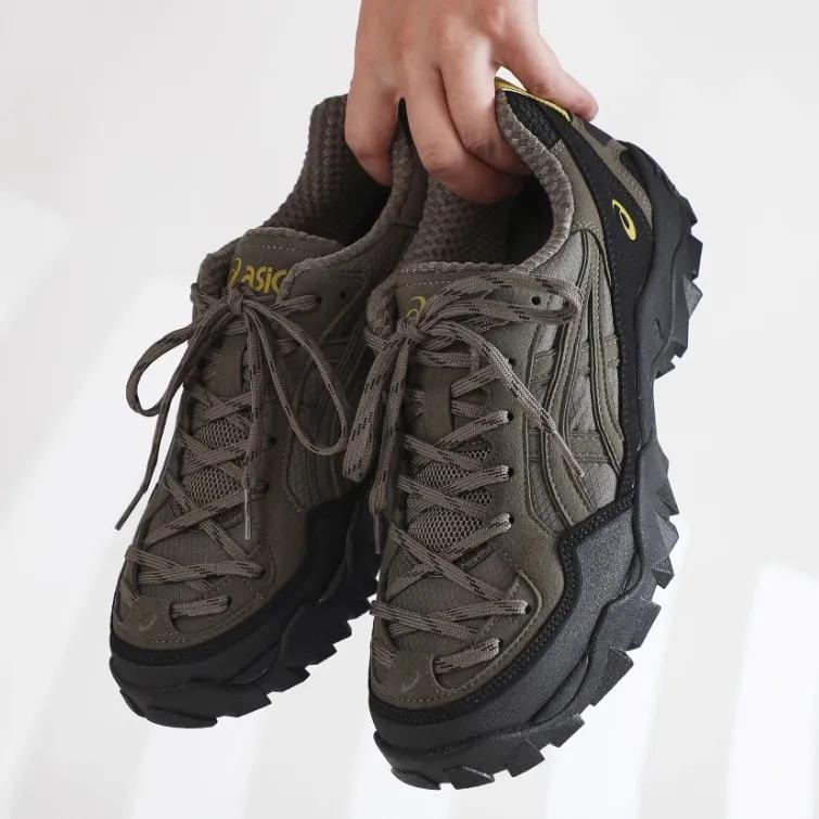 아식스 젤 픽엑스 운동화 트래킹화 블랙 카키 1203A867-301