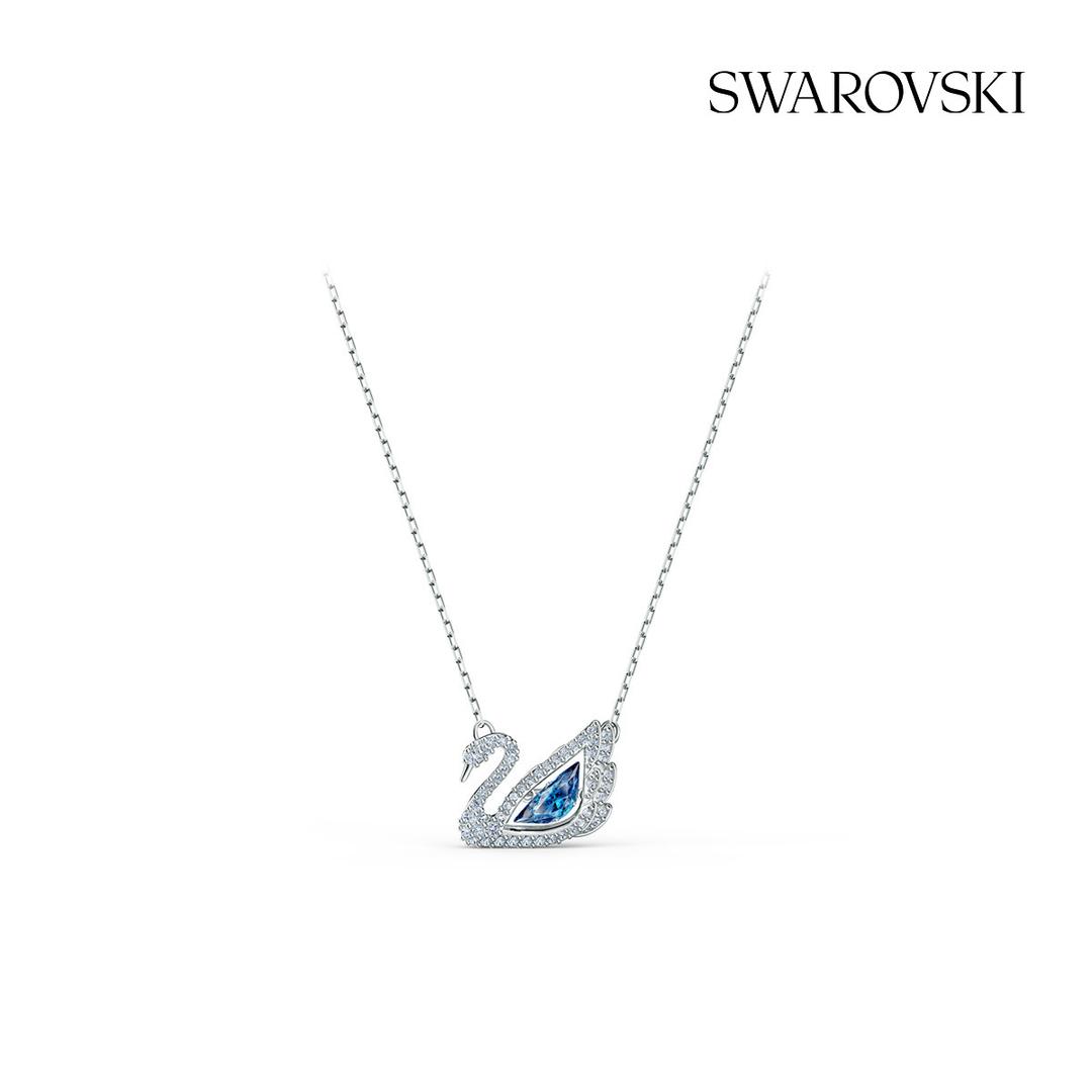 [본사정품/쇼핑백증정] Dancing Swan 블루 로듐 목걸이 5533397