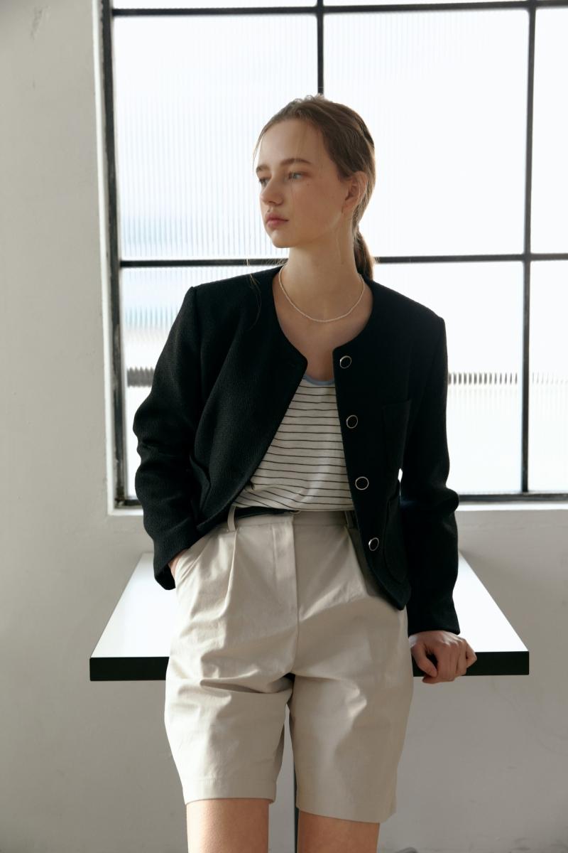 [OUT OF STOCK] CLASSIC TWEED JACKET BLACK