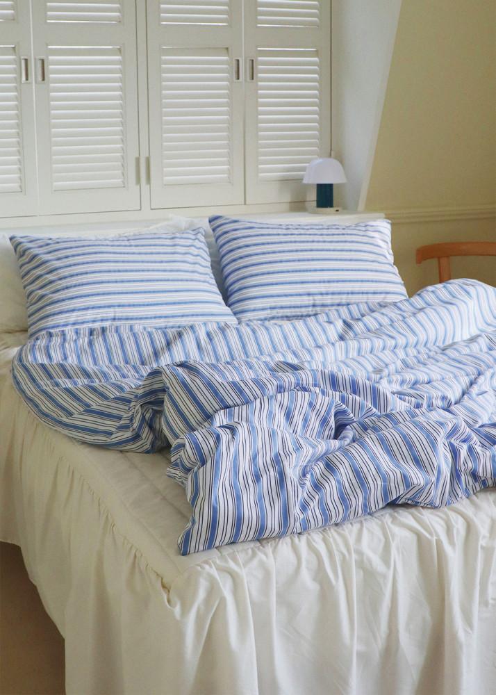 파리 블루 이불 커버 (3 sizes)