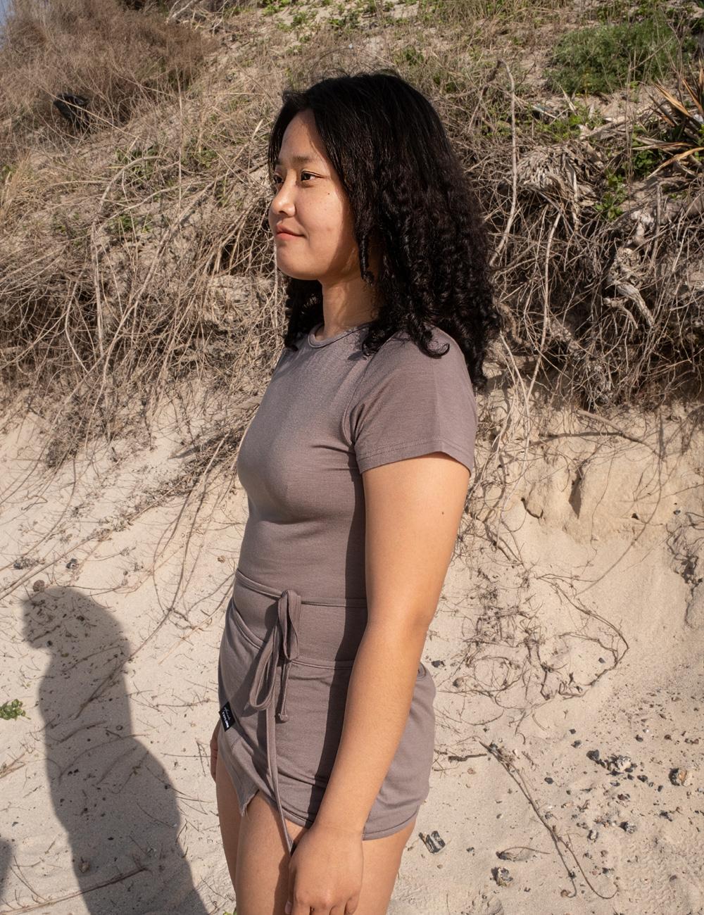 Tencel Lab Tee in Grey