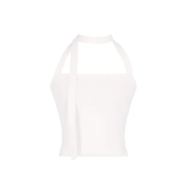 Letter Halter neck sleeveless