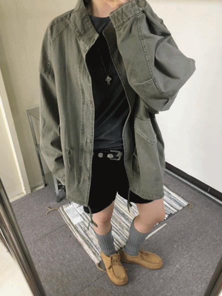 [MD 추천!] 콘 피그먼트 야상 JK (2 color)