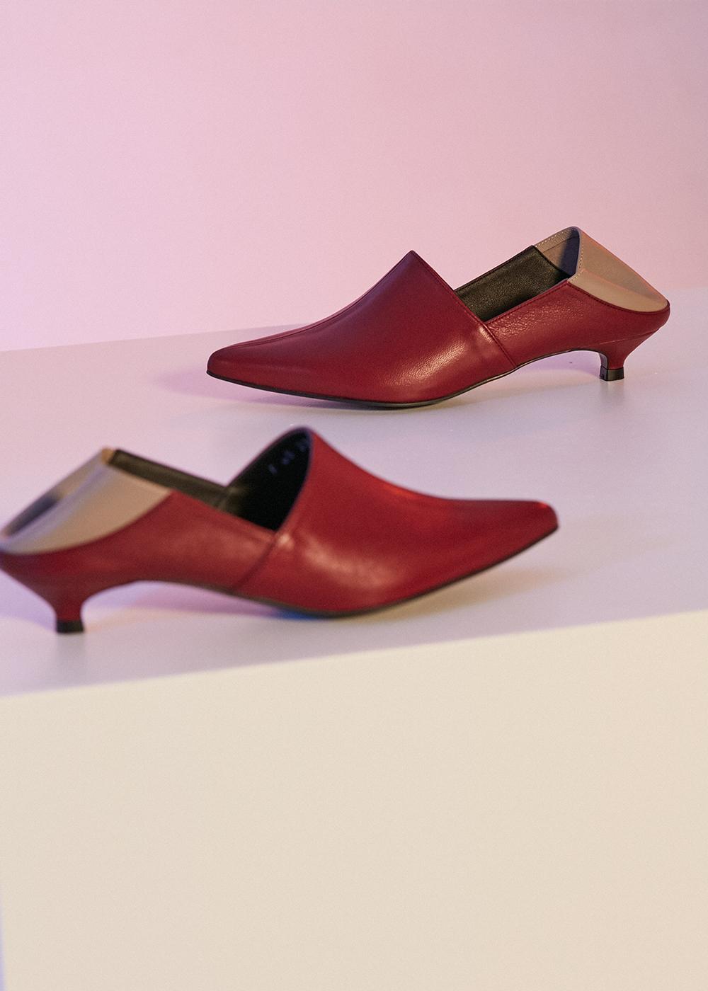 Dazzle Scent Babouche Burgundy+Ash grey