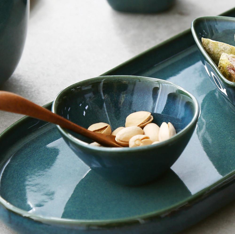 까사무띠 이태리 세나 예쁜 빈티지 도자기 브런치 디저트 카페 / 디저트볼9.5cm-그린